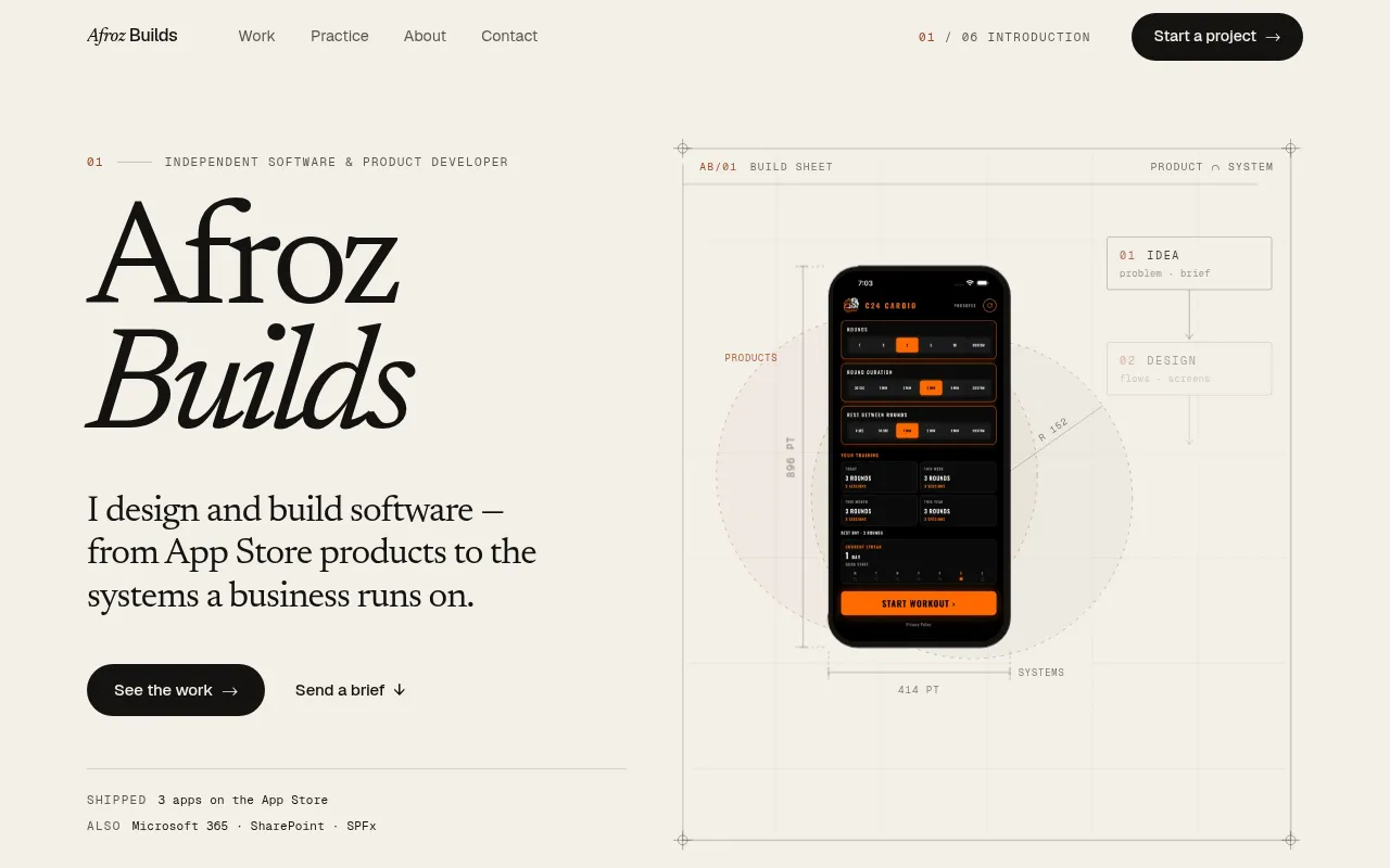 Screenshot of afrozbuilds.online