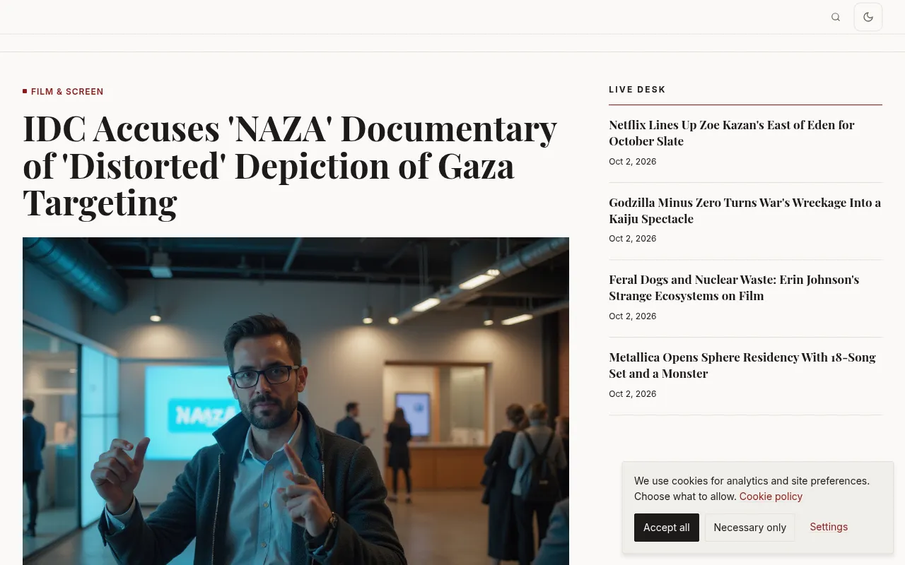 Screenshot of artsandvoices.com