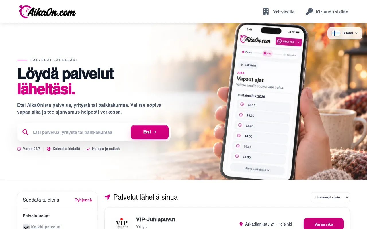 Screenshot of aikaon.com