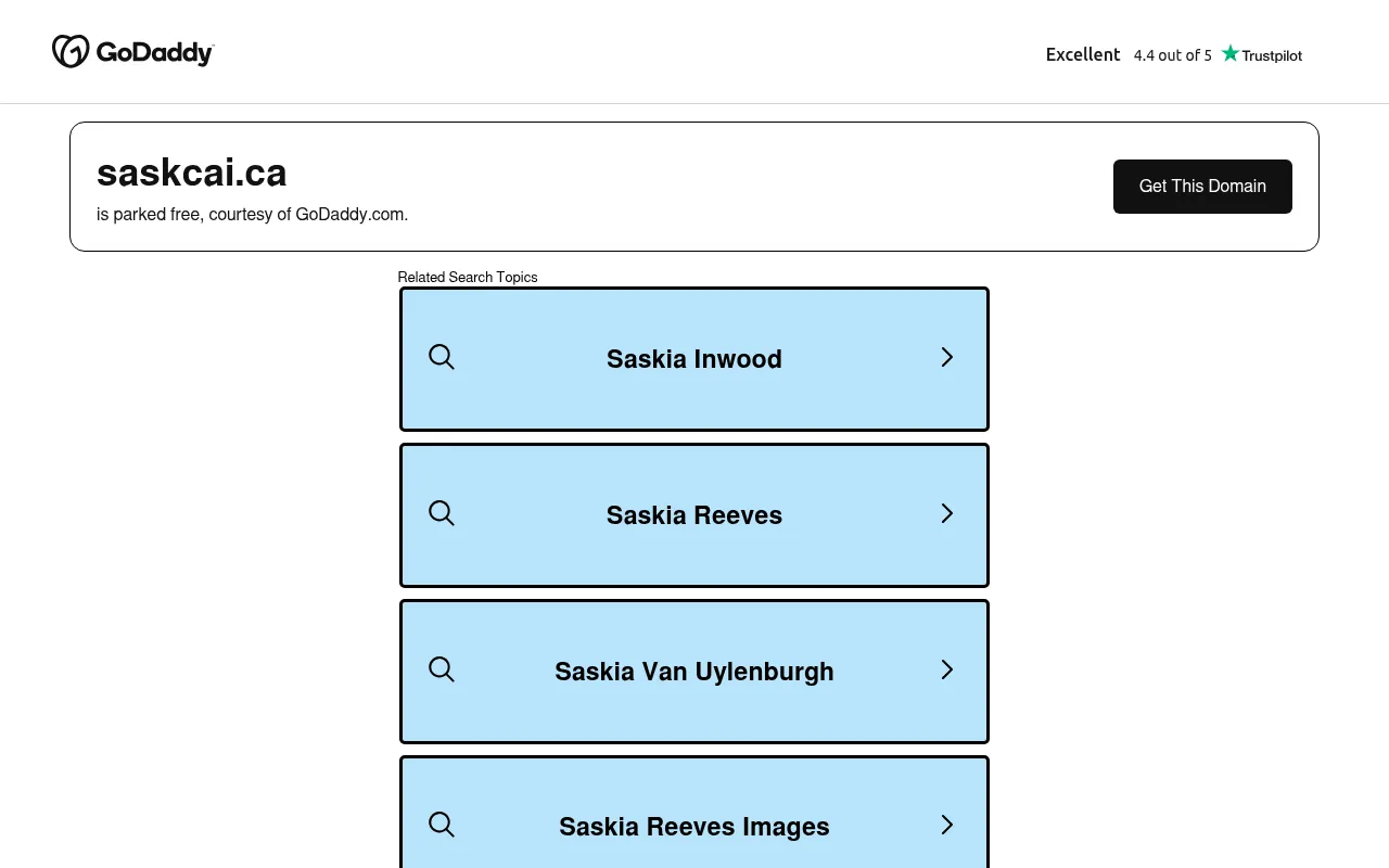 Screenshot of saskcai.ca