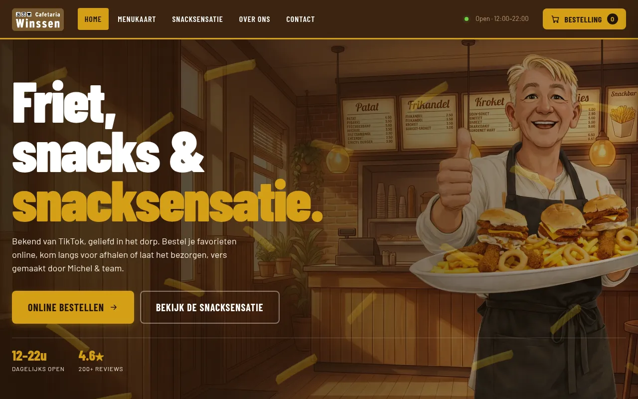 Screenshot of cafetariawinssen.nl