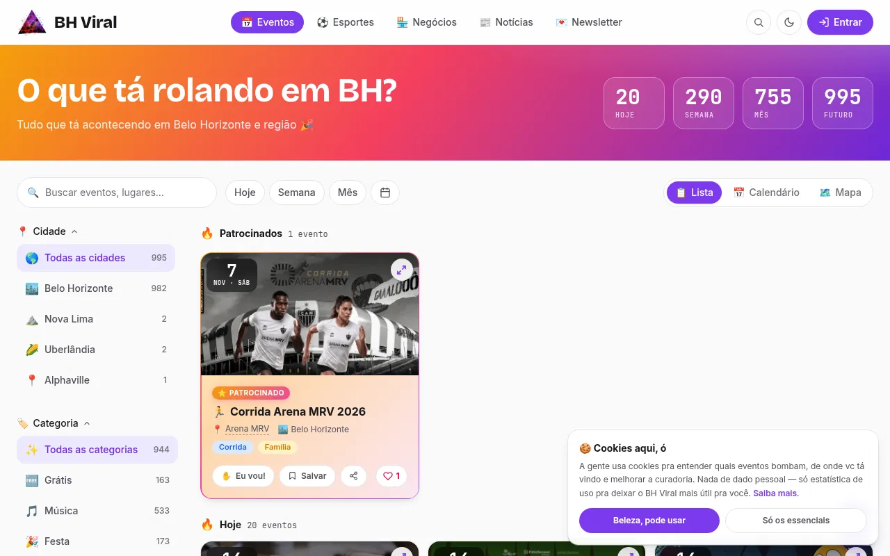 Screenshot of bhviral.com