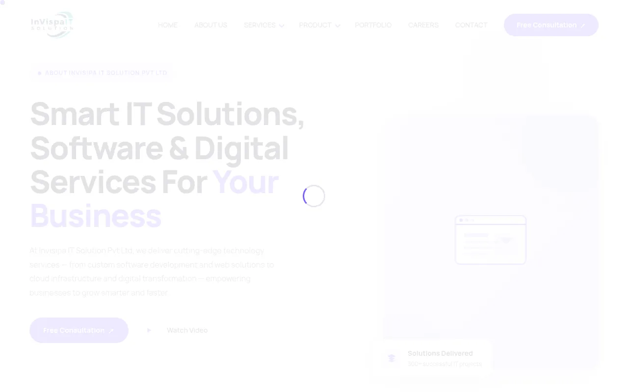 Screenshot of invispaitsolution.com