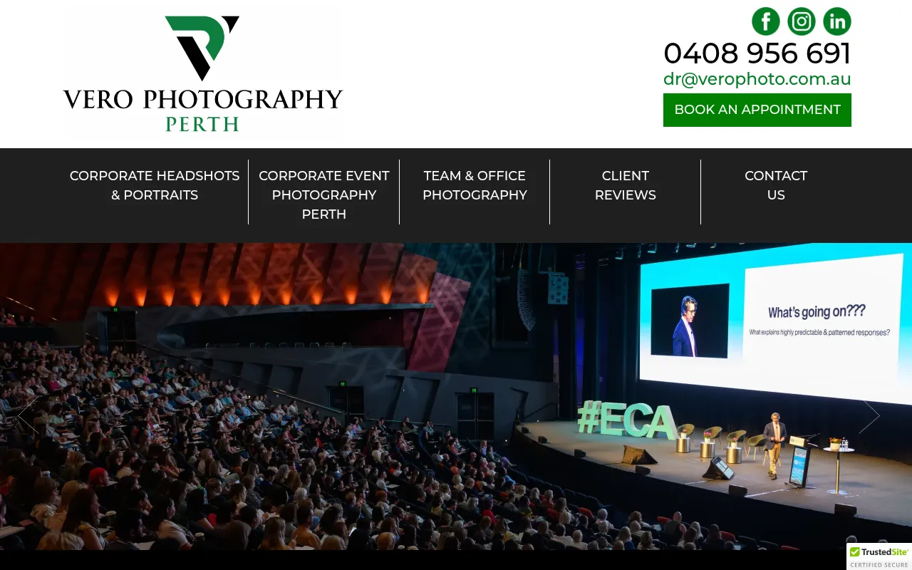 Screenshot of verophoto.com.au