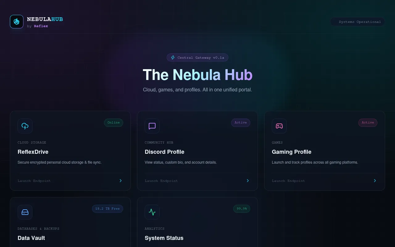 Screenshot of nebulahub.nl
