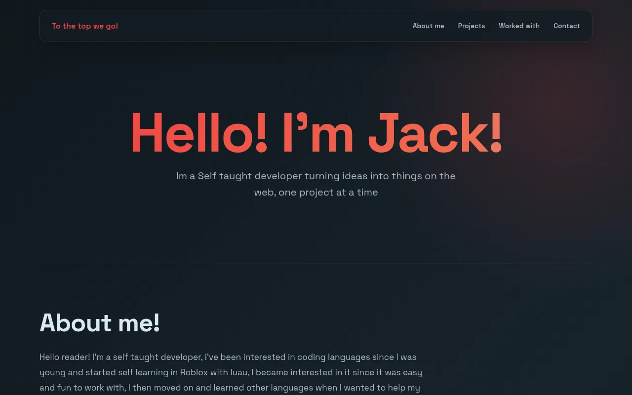 Screenshot of jackthedevv.xyz