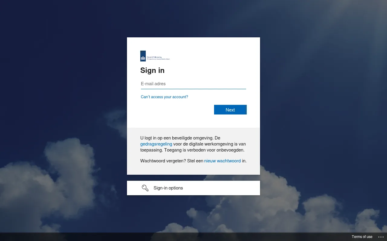 Screenshot of portaal.mijncw.nl