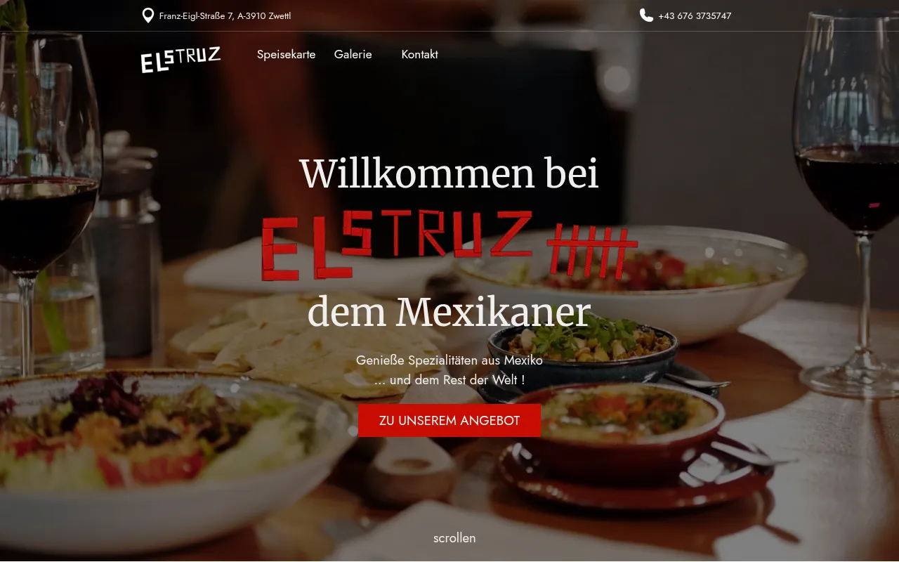 Screenshot of dermexikaner.at