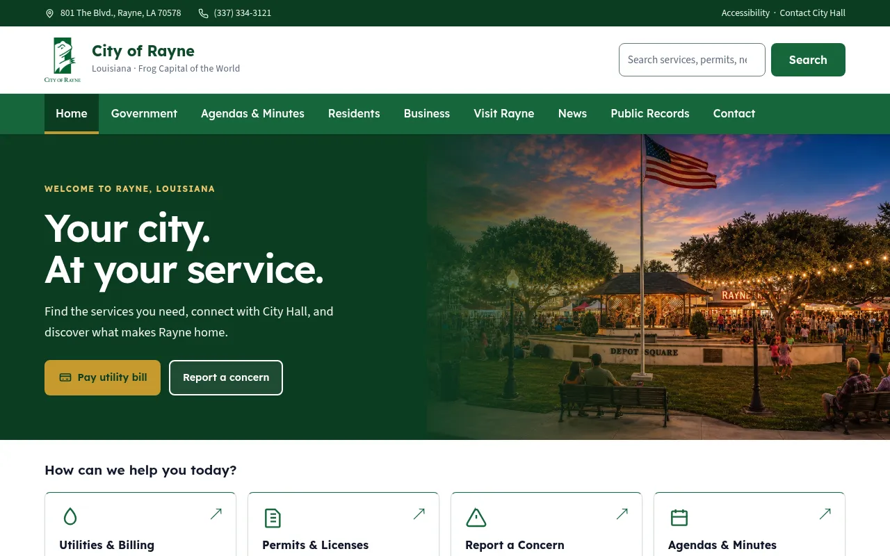 Screenshot of raynela.org