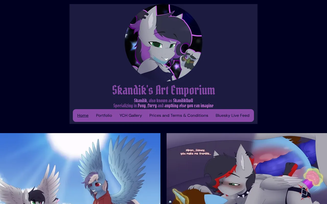 Screenshot of skandikk.com