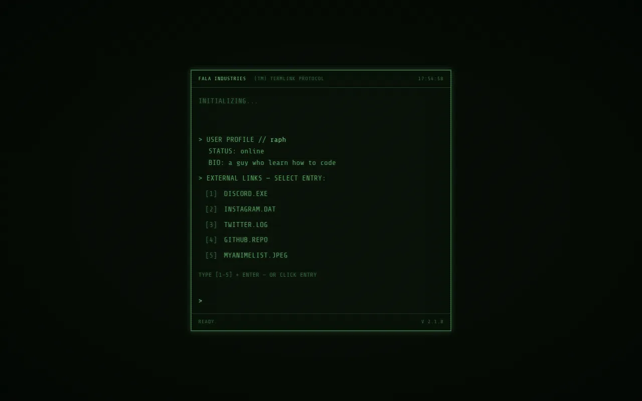 Screenshot of raph.click