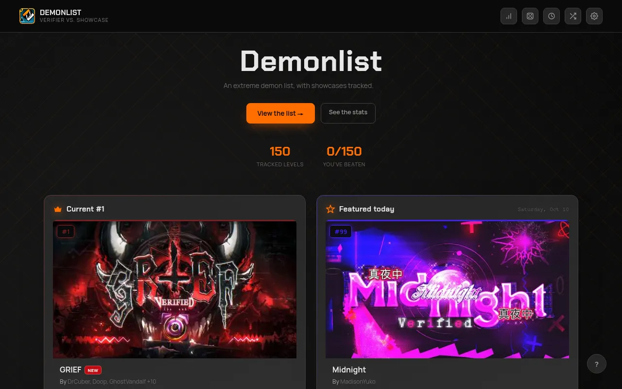 Screenshot of demonlist-4xi.pages.dev