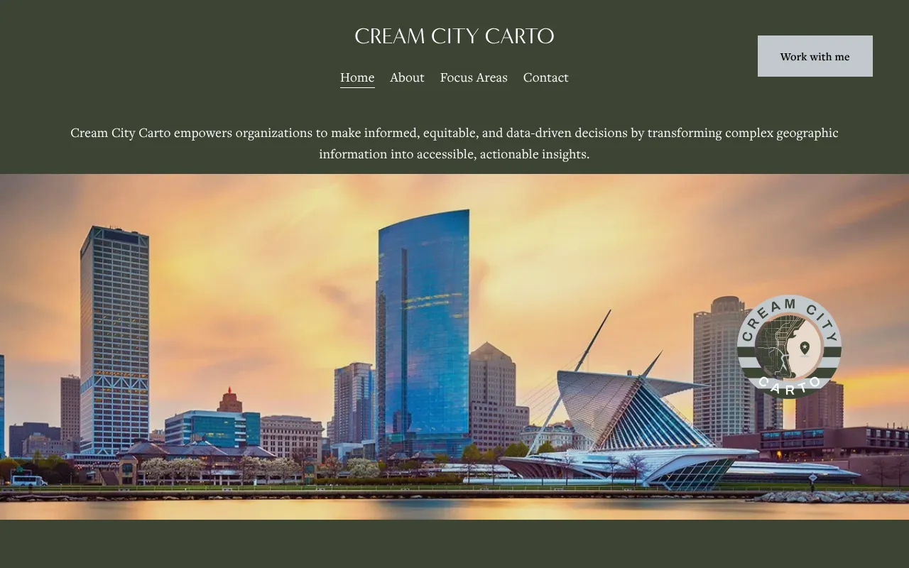 Screenshot of creamcitycarto.org