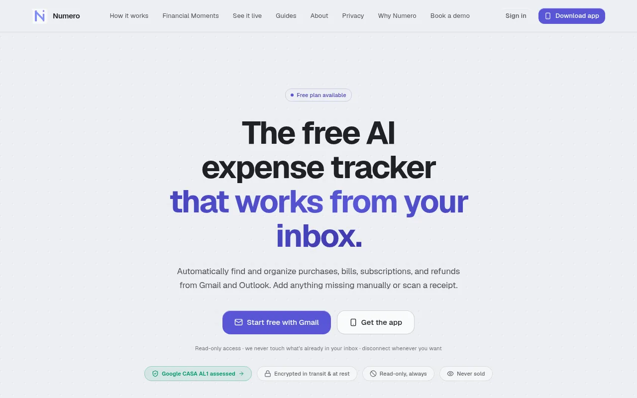 Screenshot of hellonumero.com