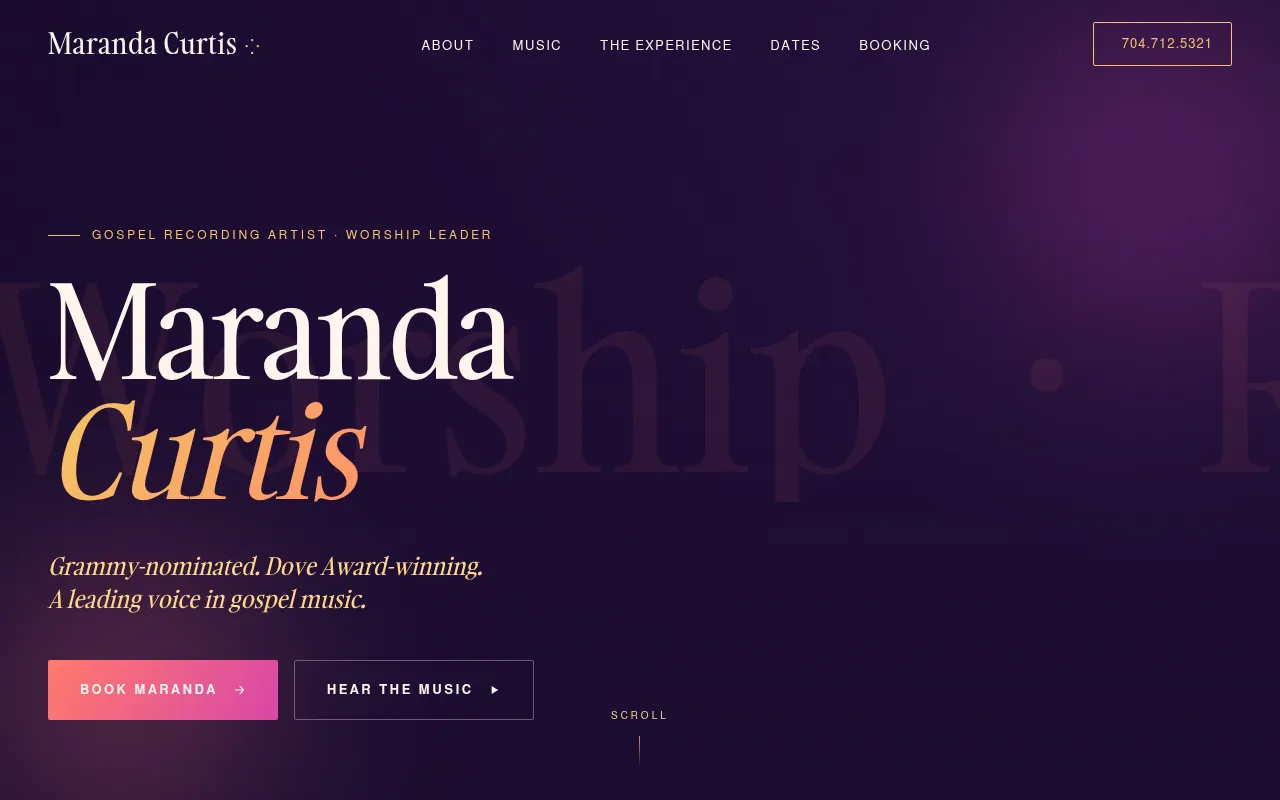 Screenshot of maranda.demodrop.co