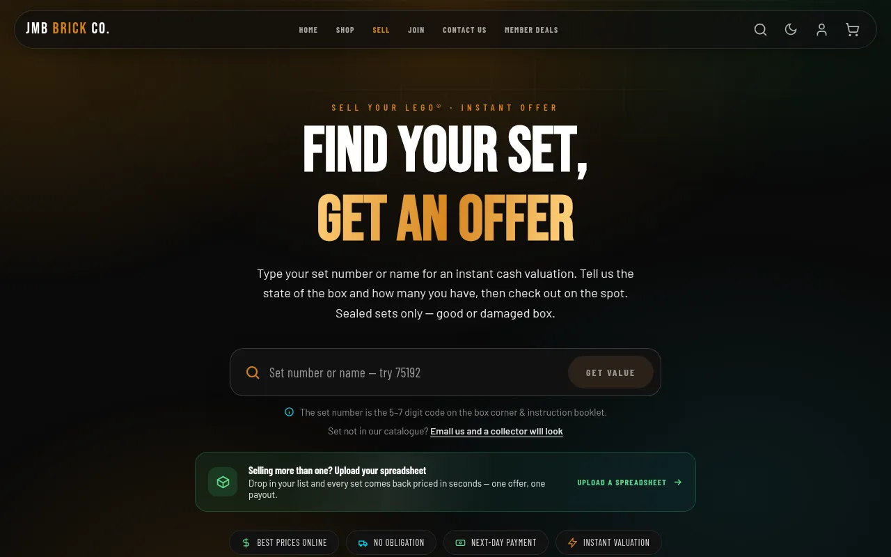 Screenshot of jmb-sell.vercel.app