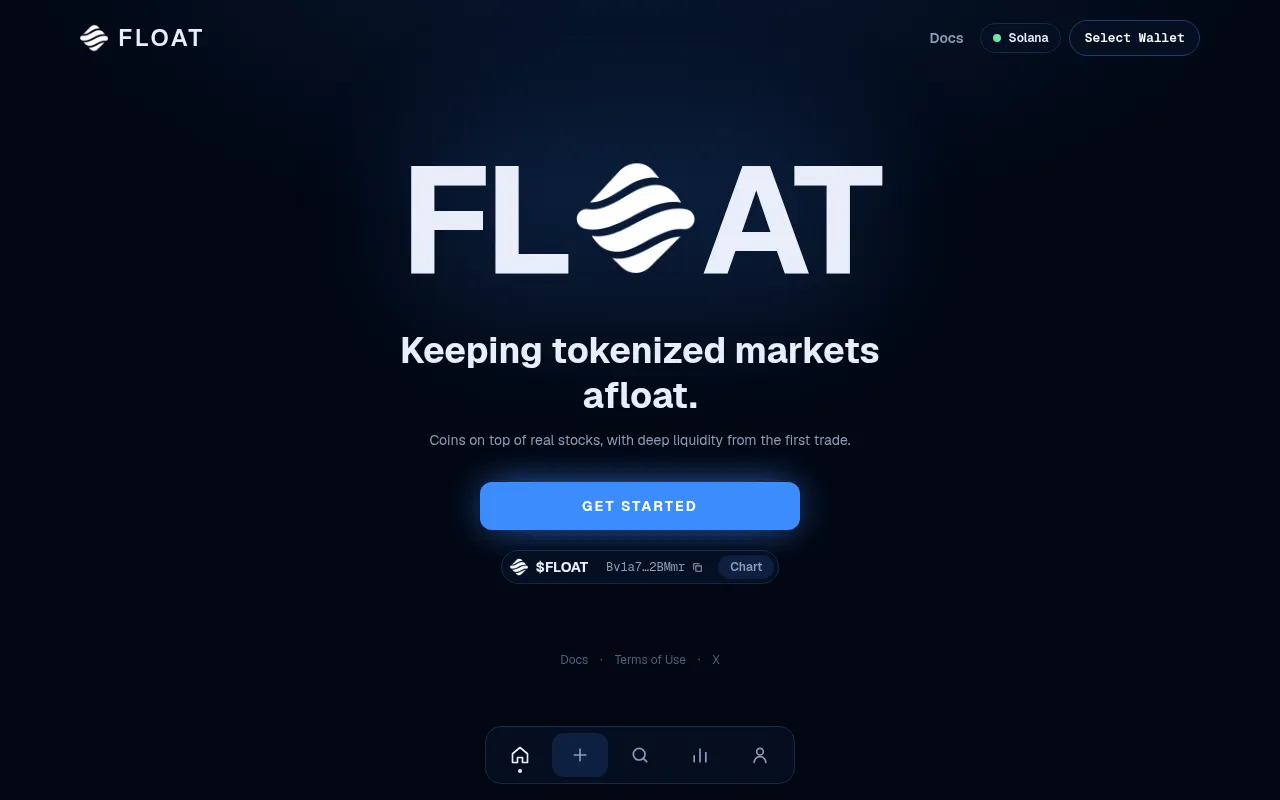 Screenshot of floatlaunch.xyz