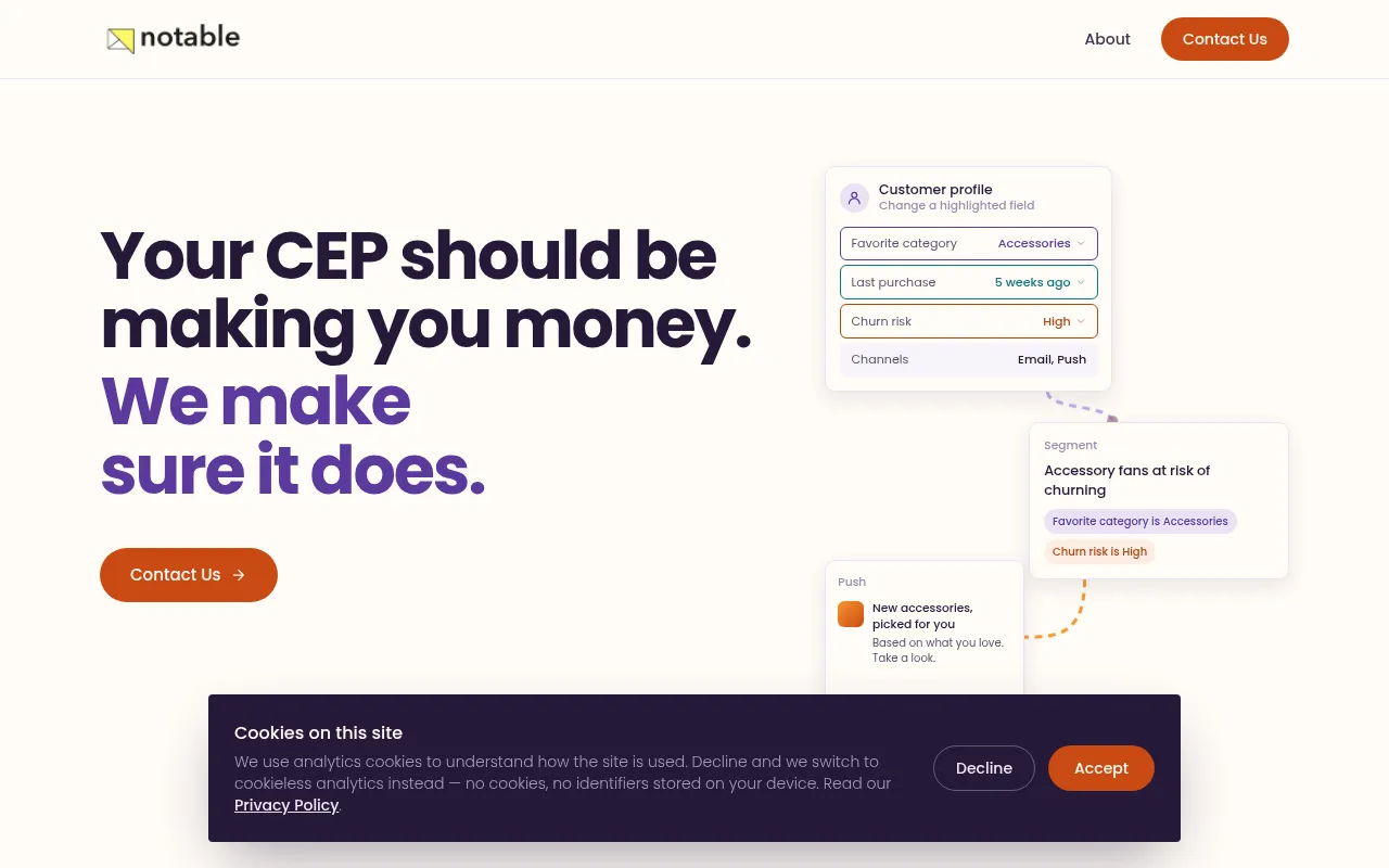 Screenshot of notablegrowth.com