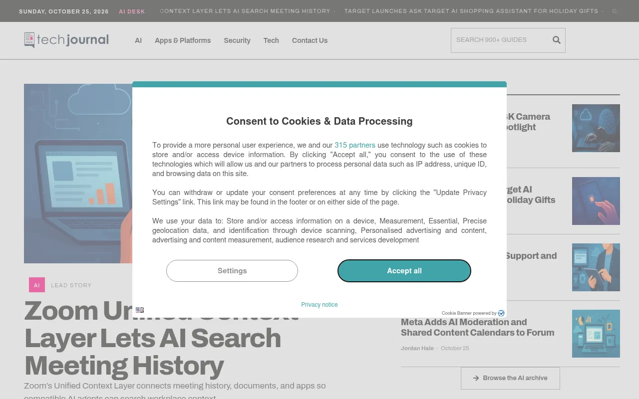 Screenshot of techjournal.org