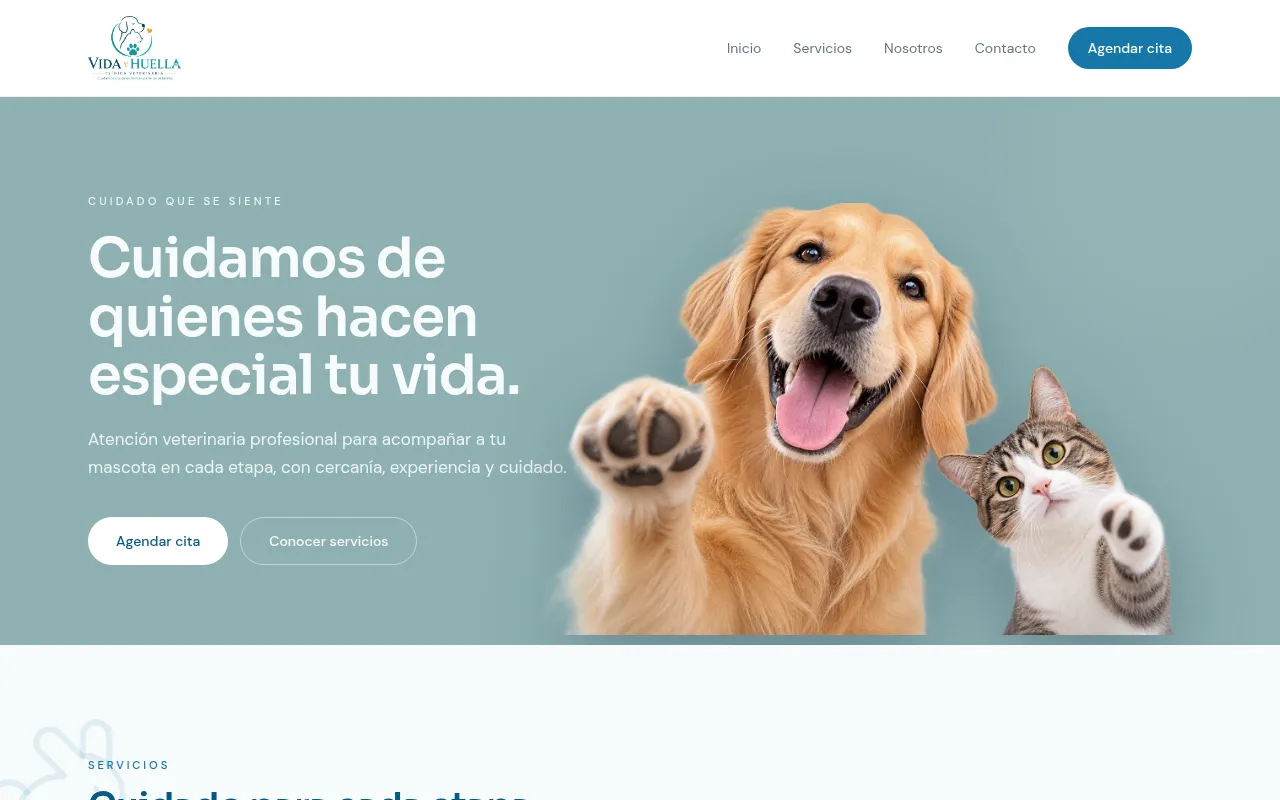 Screenshot of vidayhuella.leoneliaweb.com