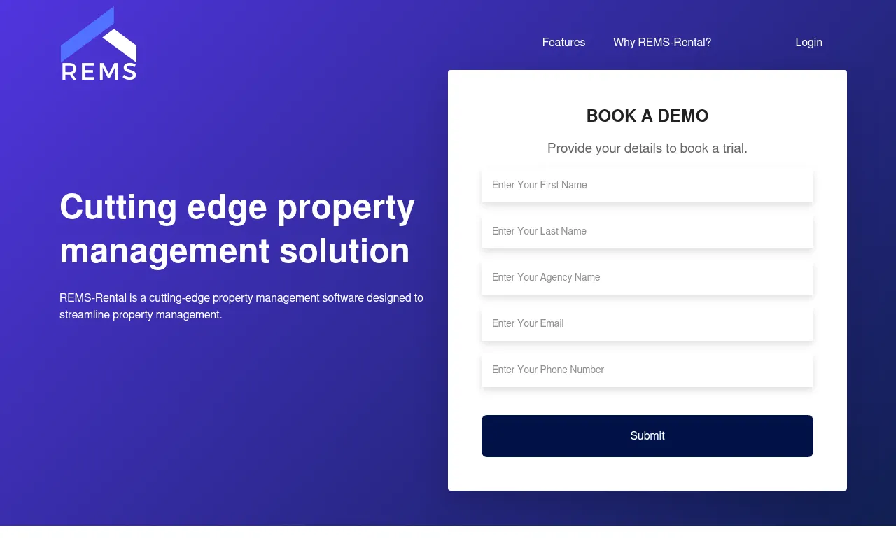 Screenshot of rems.co.zw