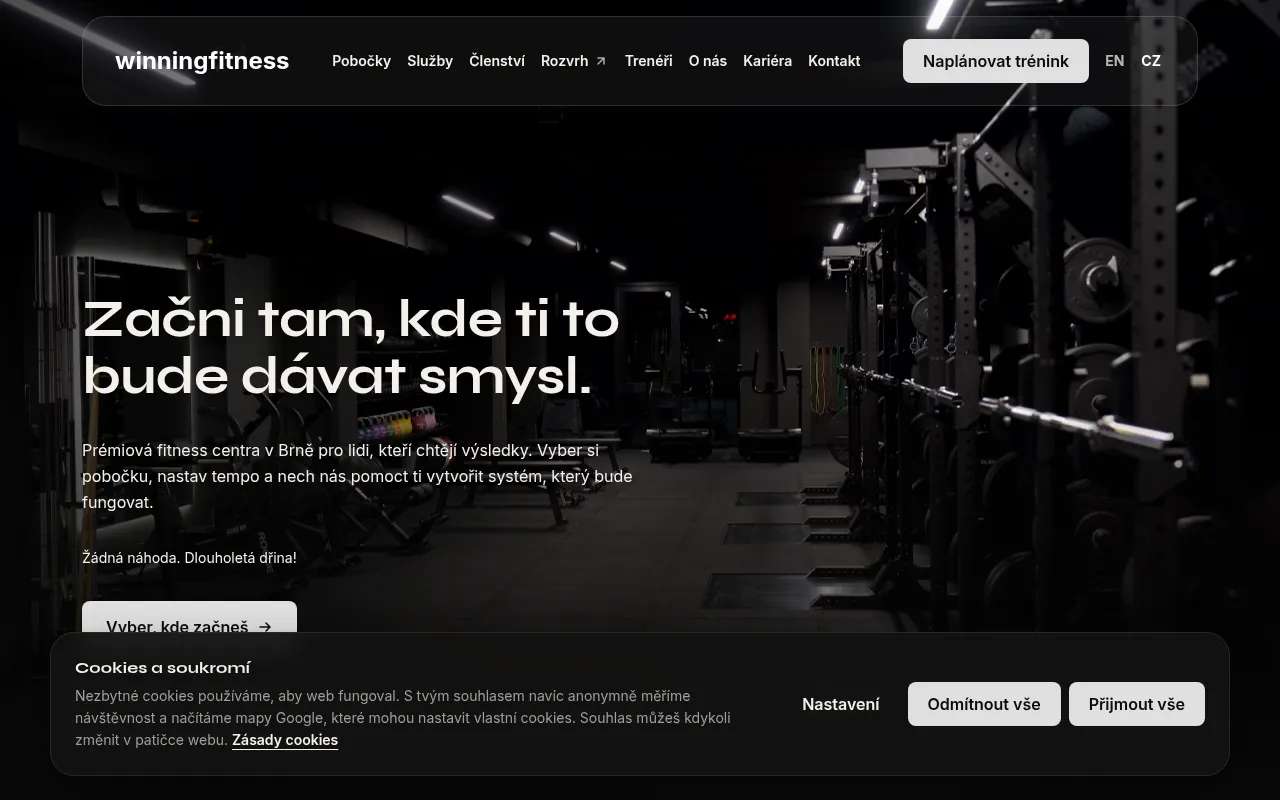 Screenshot of winningfitness.cz