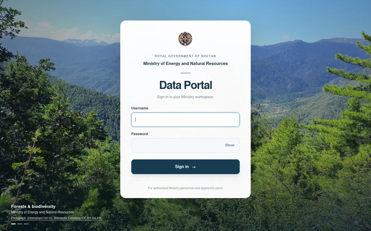 Screenshot of moenr.10xdata.org