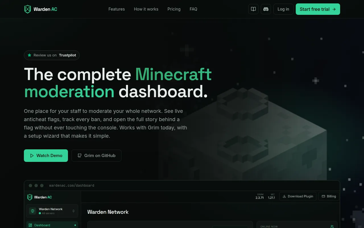 Screenshot of wardenac.com