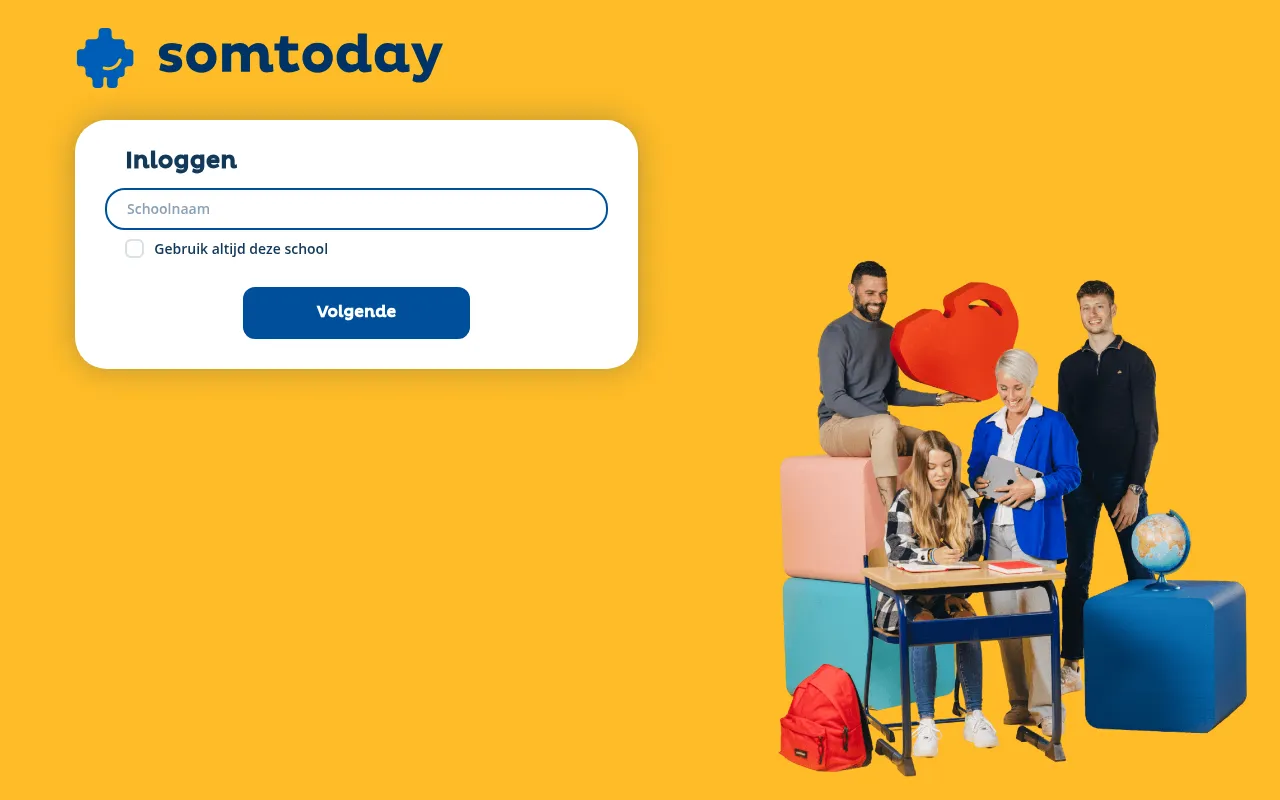Screenshot of leerling.somtoday.nl