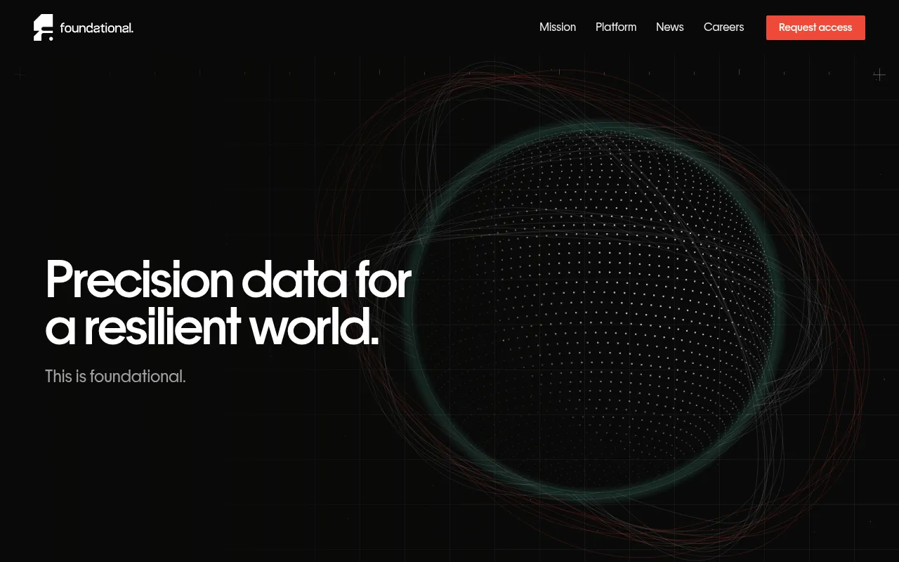 Screenshot of foundational.space