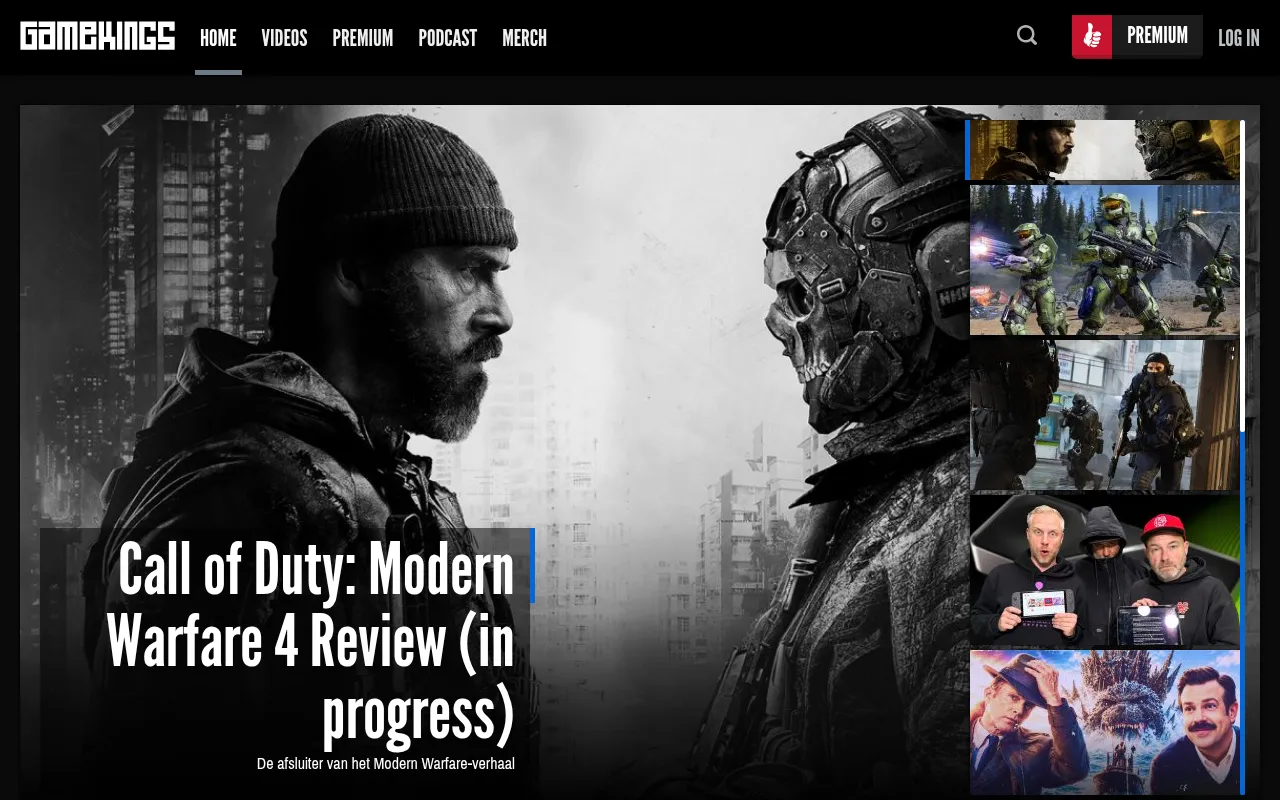 Screenshot of gamekings.tv