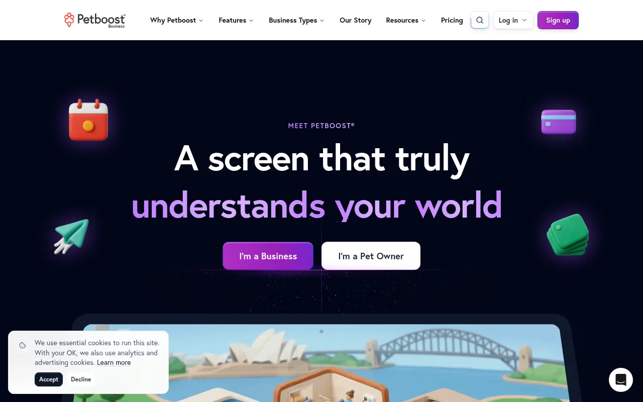 Screenshot of petboost.com.au