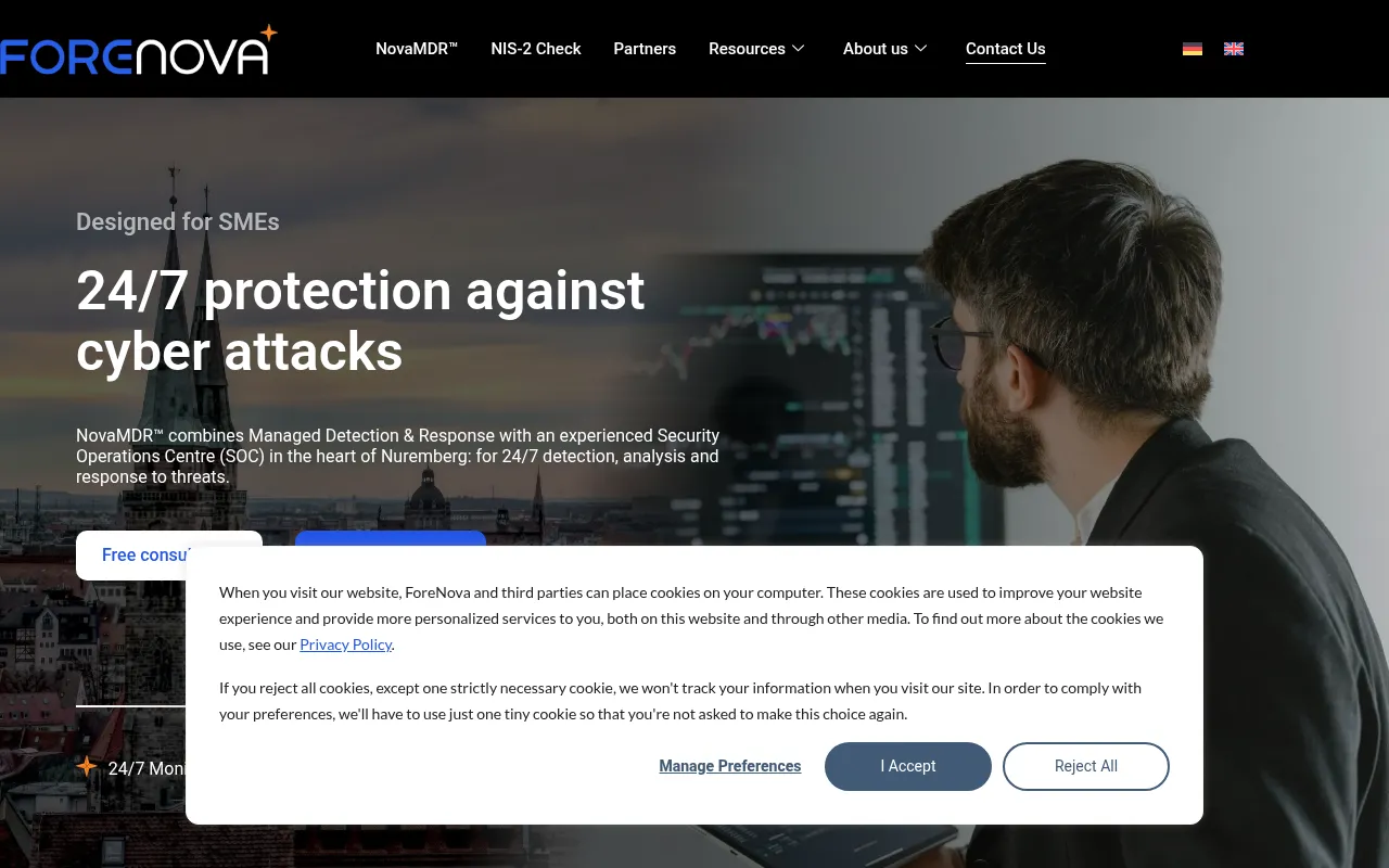 Screenshot of forenova.com