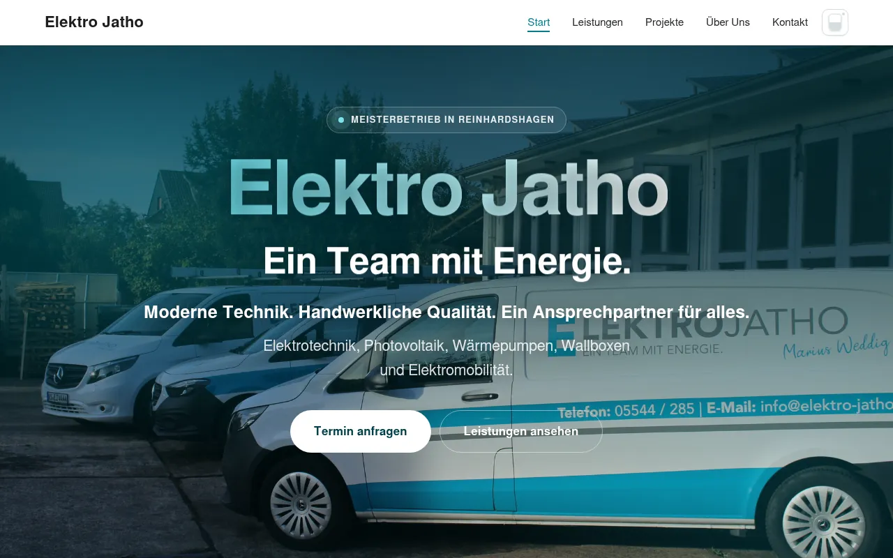 Screenshot of elektrojatho.umad-hosting.com