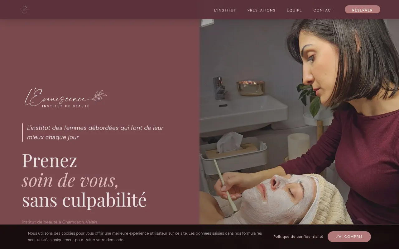Screenshot of institut-levanescence.com