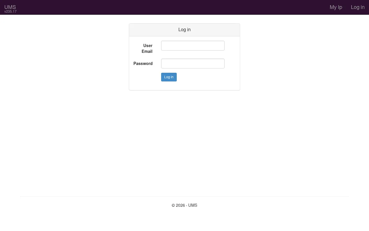 Screenshot of umsbd.net