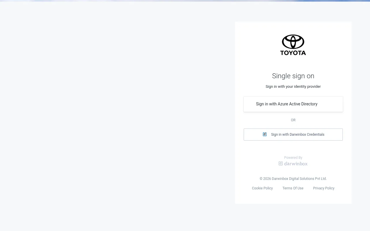 Screenshot of hristmp.darwinbox.com