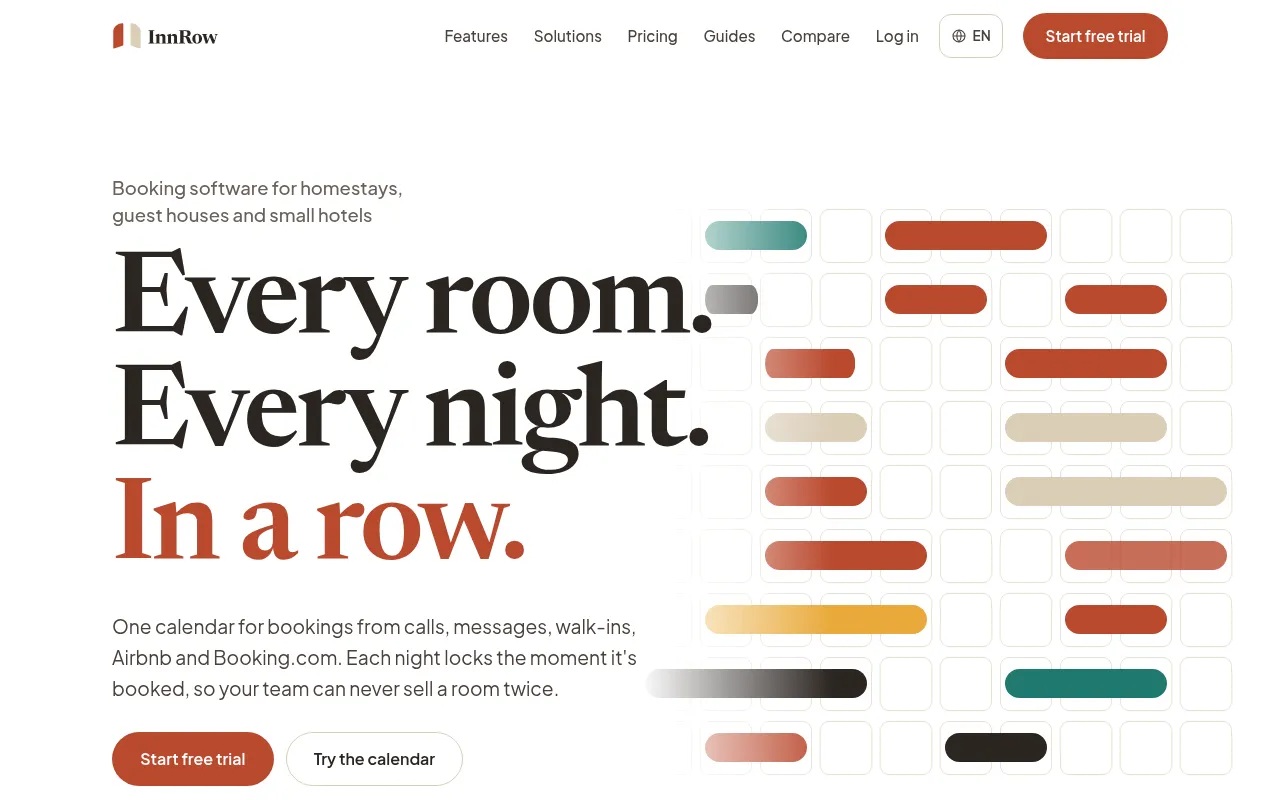 Screenshot of innrow.com