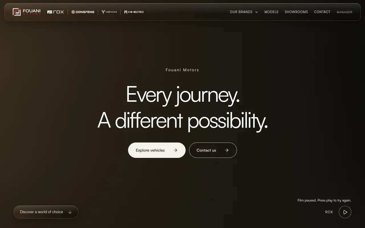 Screenshot of fouanimotors.com