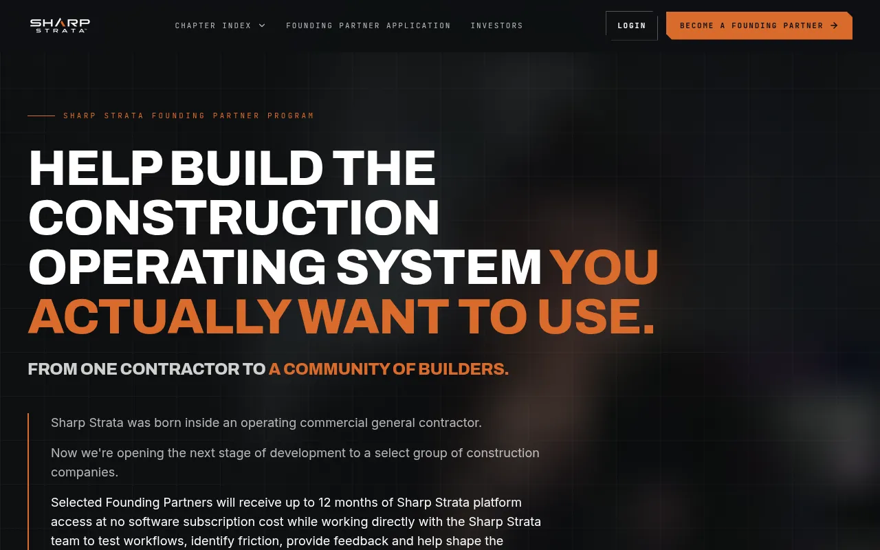Screenshot of sharpstrata.com