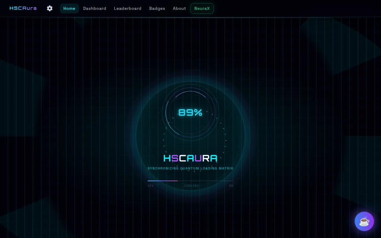 Screenshot of hscaura.vercel.app