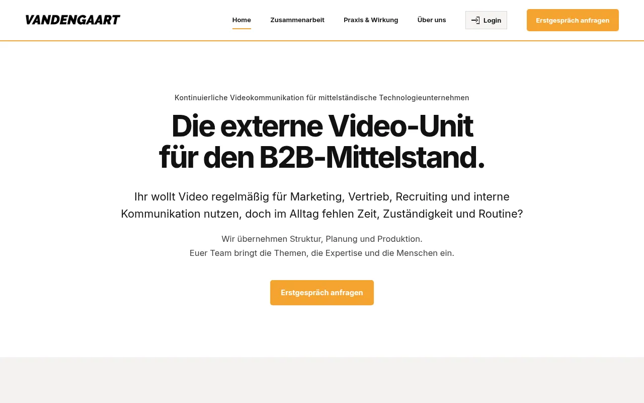Screenshot of vandengaart.com