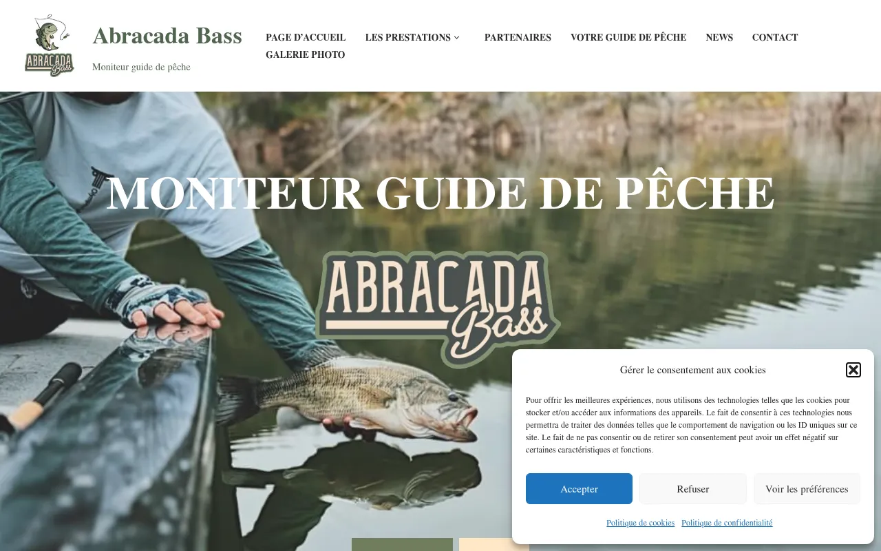 Screenshot of abracadabass.com
