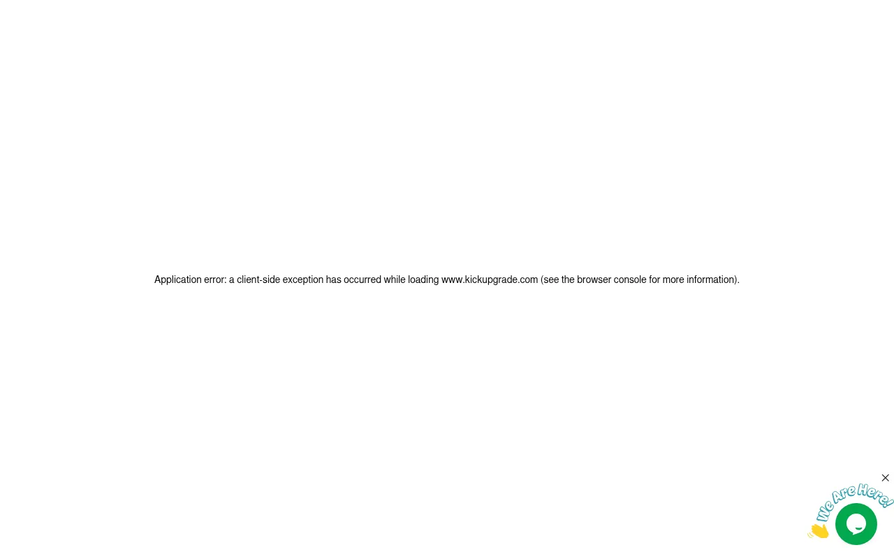 Screenshot of kickupgrade.com
