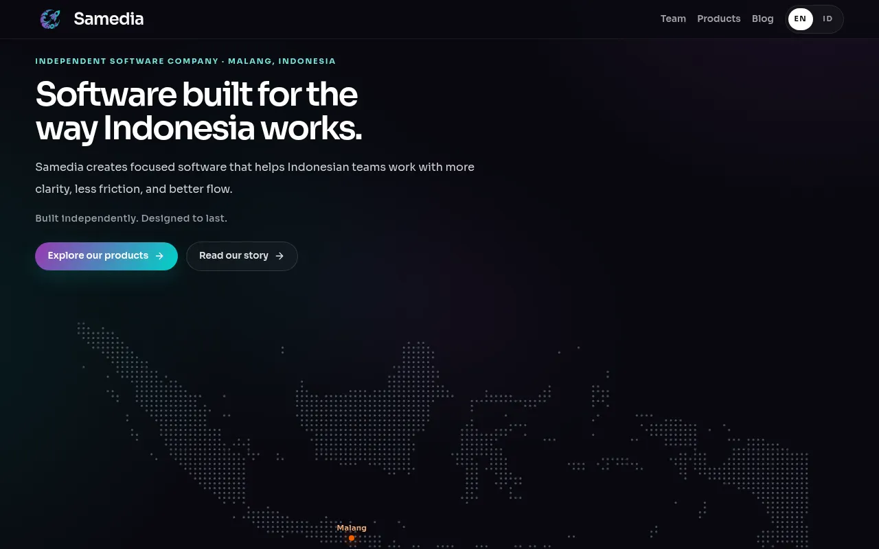 Screenshot of snappy.co.id