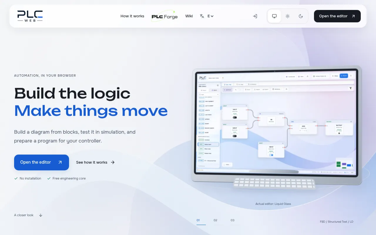 Screenshot of plc-web.ru