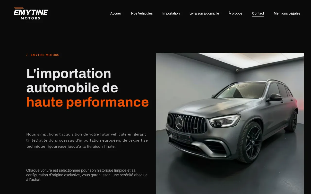 Screenshot of emytine.fr