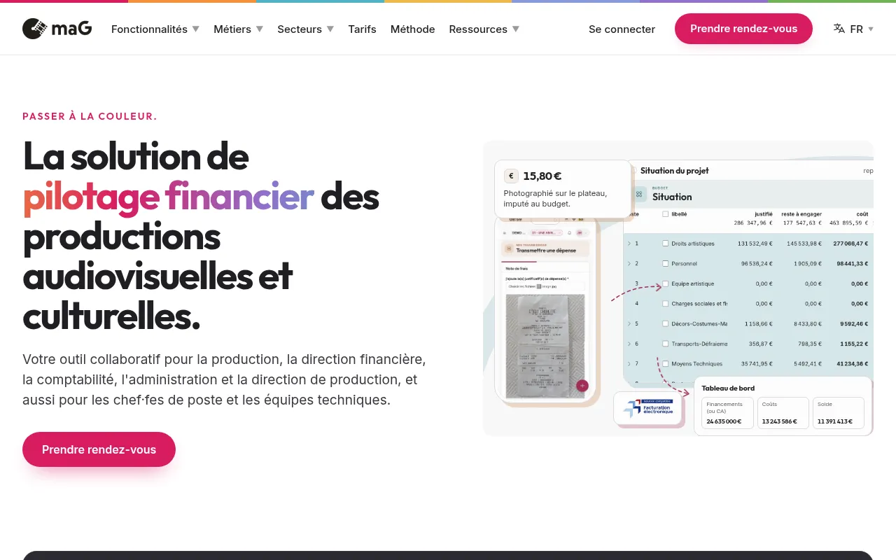 Screenshot of ma-gestion.pro