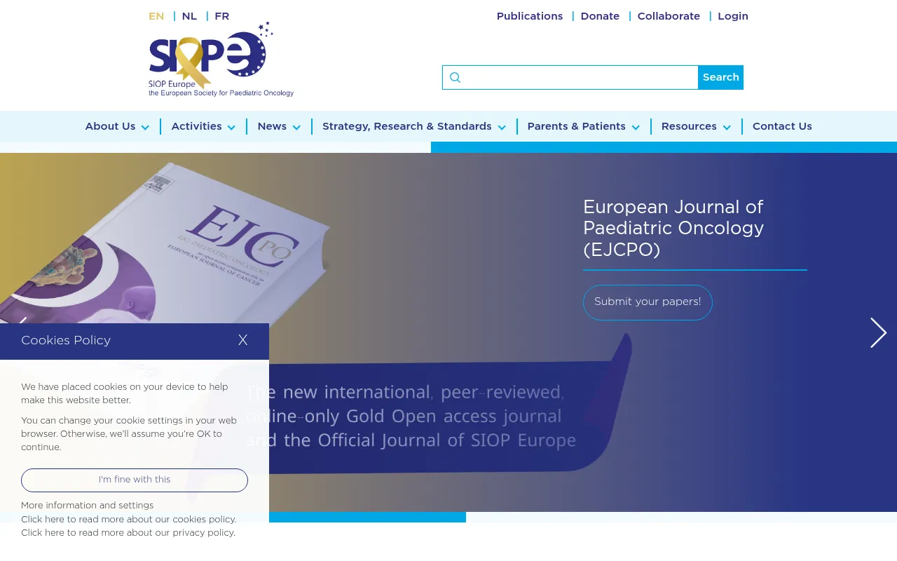 Screenshot of siope.eu