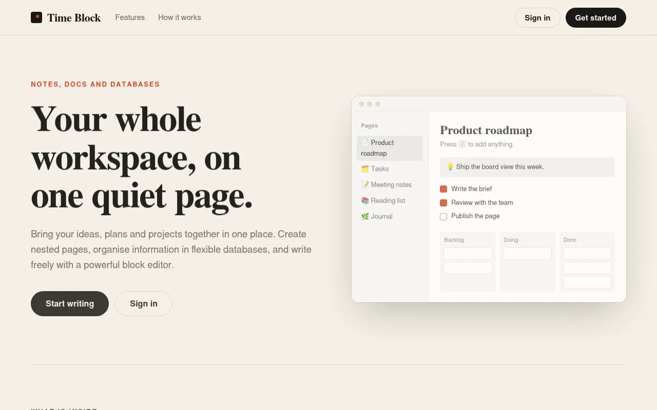 Screenshot of timeblock.great-site.net
